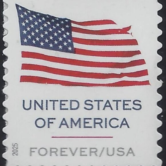 2025 USA Forever U.S. Flag 50 Books of 1000 Stamps - Picture 5 of 5